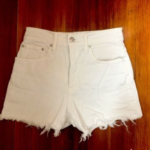 White Denim Madewell Shorts